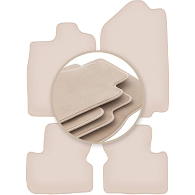 PREMIUM beige vloermatten voor: Opel Calibra coupé 1989-1997