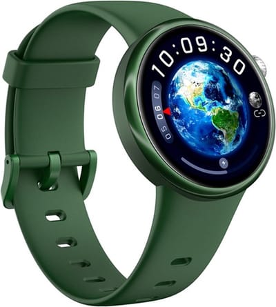 Smartwatch Kinderen – Stappen – Hartslag – Calorieën – Slaap Monitor – Legergroen