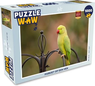 Puzzel Parkiet op een hek - Legpuzzel - Puzzel 1000 stukjes volwassenen