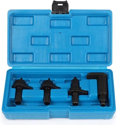 lalago 4 Pieces Engine Adjustment Tool Set, Camshafts, Engine Alignment and Tension Tools, Timing Belt Tools, Compatible with VAG 1.2 Litres, 3 Cylinders, VW A3 Polo Lupo Skoda Crystal Engines