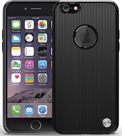 Luxe Back cover voor Apple iPhone 7 - iPhone 8 - Zwart - Soft TPU - Travel Design