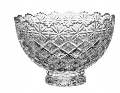 Bohemen Kristallen Saladeschaal Daisy 20,5 cm