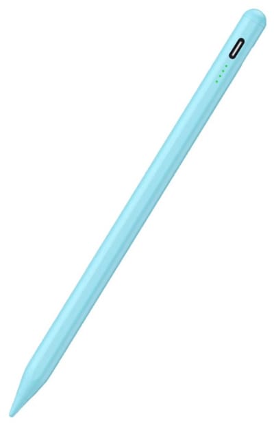 Stylus Pen voor iPad (vanaf 2018) – Magnetisch & Handpalmafwijzing – Apple Pencil alternatief – Kanteldetectie – Licht Blauw – Geschikt voor iPad Pro / Air / Mini