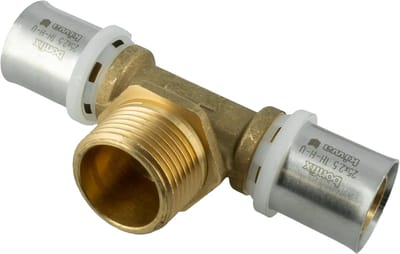 Bonfix Alu-pers T-stuk 25 x 1″ bu.dr. x 25 mm