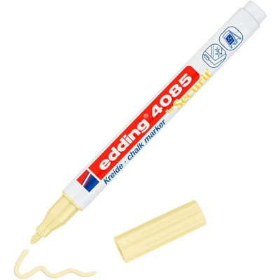 Edding Kreidemarker 4085 krijtstift Pastel, Geel Rond 1 stuk(s)