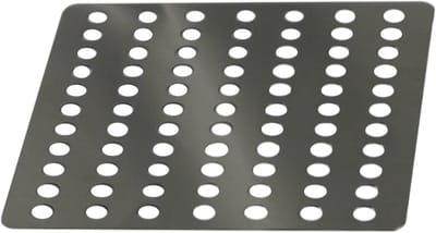 Famanu – Roestvrijstalen afvoerrooster, 1 stuk 15 x 15 cm, afvoerafdekking voor douche en badkuip, verstoppingsbescherming