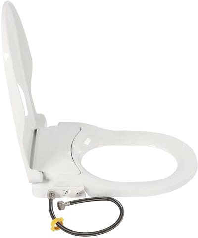 Sensova - Milieuvriendelijke Toiletbril – Niet-Elektrische Bidet Toiletbril met Dubbel Mondstuk – Waterdruk Voor/Achter Wassen – Hygiënische Toilet Bril – D-Type – Bespaart Toiletpapier – Comfort PP