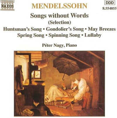 Peter Nagy - Mendelssohn: Songs Without Words (CD)