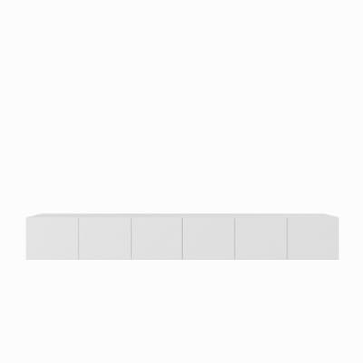 TV-kast Nicole 300 (3x100) cm (wit + wit)