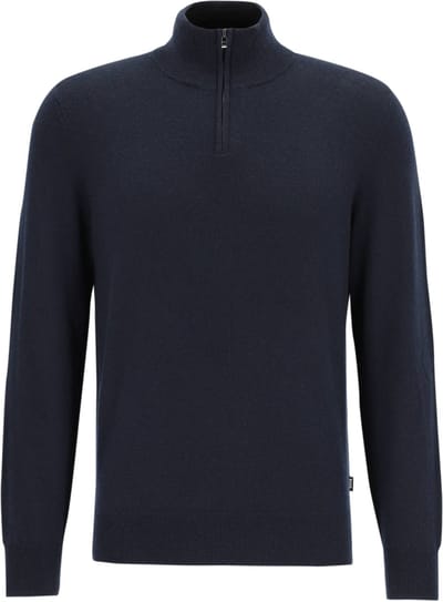 Regular fit schipperstrui van een mix van scheerwol en kasjmier, model 'HEMARLO'