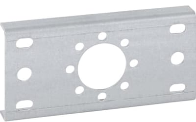 Geberit FlowFit Montageplaat recht, enkel, 601.736.00.1