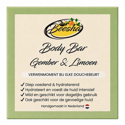 Beesha - Body Bar Gember & Limoen