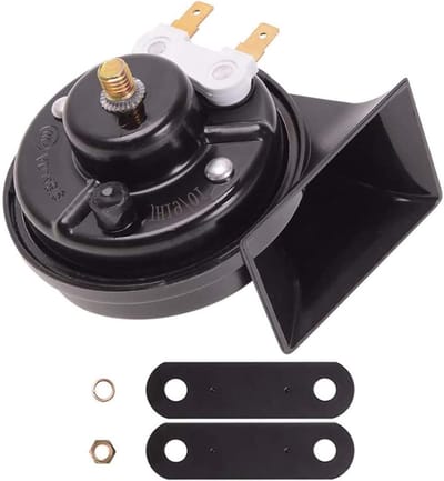 Universele claxon - 12V hoorn - Voertuig geluid - E-markering goedgekeurd - 118 decibel - Metaal