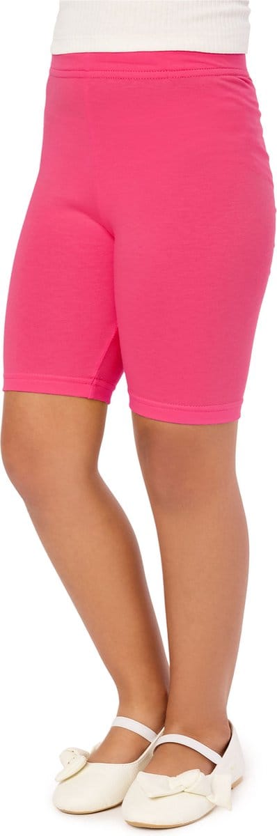 Merry Style MS-MS10-132-LE Meisjes Leggings - Sport - Vrijetijdsbroek - Kort – Viscose - Sporbroek - Yogabroek - Roze - 116