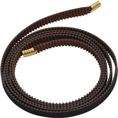 Synchrone riem, tandriem, GT2, tandriem, 3D-printeraccessoire, Ender-3 GT2-6 mm X-as en Y L765MM koffie