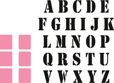 Marianne Design Collectables COL1396 - Stempel alfabet