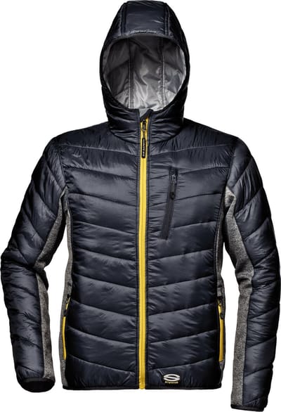 SIR SAFETY JASPER Gevoerde Werkjas HEREN Veiligheidsjas Marinegrijs - Ultralicht - Antipilling - Gevoerd