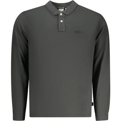 Pepe Jeans New Oliver Lange Mouw Poloshirt Zwart M Man