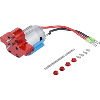 Vervanging Voor 1/12 MN-D90 FJ-45 Metalen Versnellingsbak 380 Geborstelde Motor Snelheidsverandering RC Auto Onderdelen rood