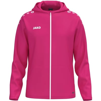 Jako One Jas Met Kap Heren - Deep Pink | Maat: S