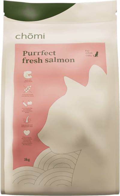 Chomi Pets - Kattenvoer Droogvoer - Kattenbrokken - Zalm - 3 kg