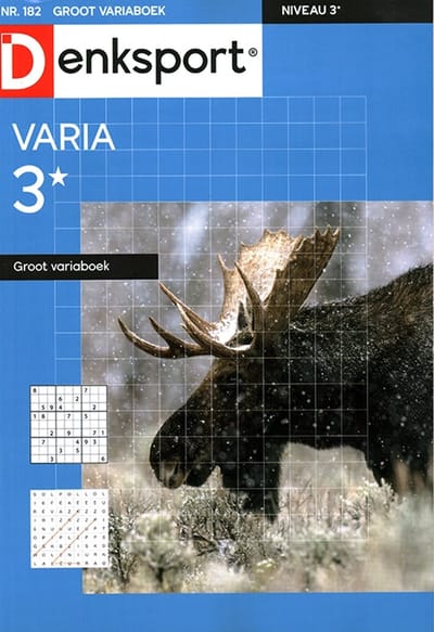 Denksport Groot Variaboek - 182 2025
