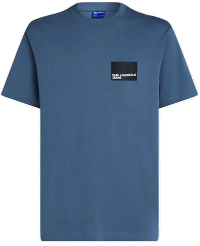 Karl Lagerfeld Jeans A1m17001 T-shirt Met Korte Mouwen Blauw XL Man