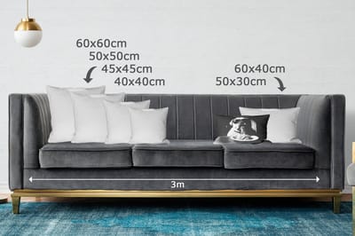 Sierkussens - Kussentjes Woonkamer - 50x30 cm - Hond - Bulldog - Pasta - Bril - Stoer - Dieren