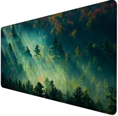 Dailygoods- Muismat XXL-formaat 900x400 mm - Muismat gaming - Muismat met polssteun - Antislip - Waterdicht - Duurzame genaaide randen - Gaming Mouse Pad