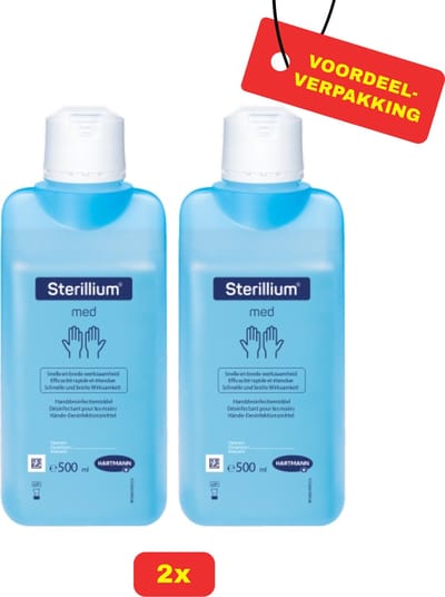 Hartmann Sterillium Med. Handdesinfectant - 2 x 500ml voordeelverpakking