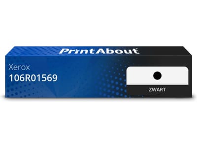 PrintAbout huismerk Toner 106R01569 Zwart Hoge capaciteit Geschikt voor Xerox