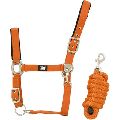 Nylon halster en touw van voor paard Supreme