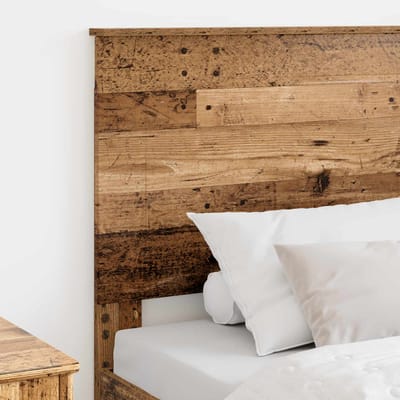vidaXL - Hoofdbord - Oudhout - 100 - cm - Geconstrueerd - hout