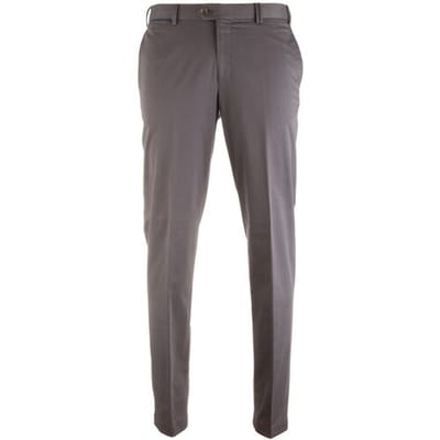 Hiltl Broek Peaker-S Supima Sateen Antraciet / male