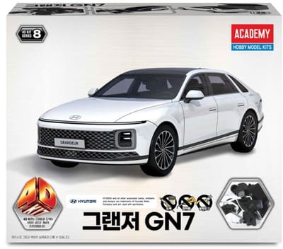 Academy Modelbouwpakket - 15407 Hyundai Grandeur GN7 - Zuid-Koreaanse Auto - Snap Fit Kit Plastic - Academy - Modelbouw