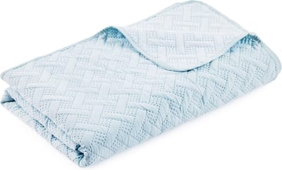 La'Moussawi ® Sfeervolle Grote Woondeken met Gevlochten Patroon voor Bed en Bank 220 x 240 cm
