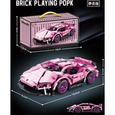 Technische Race Sportwagen Model Bouwstenen Stad Mechanisch Snelheidsvoertuig Supercar Baksteen Puzzel Speelgoed Kind Volwassen Cadeau
