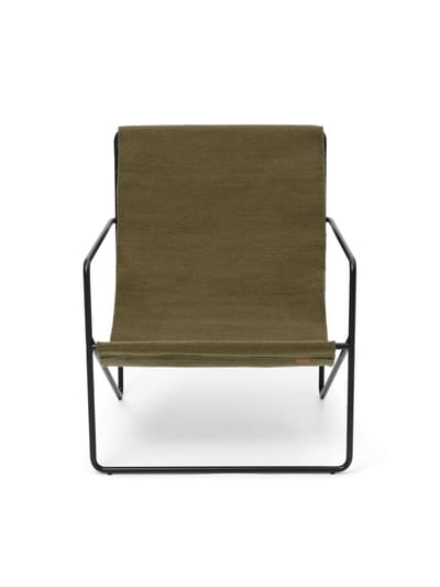 Ferm Living Desert Stoel - zwart - Olive