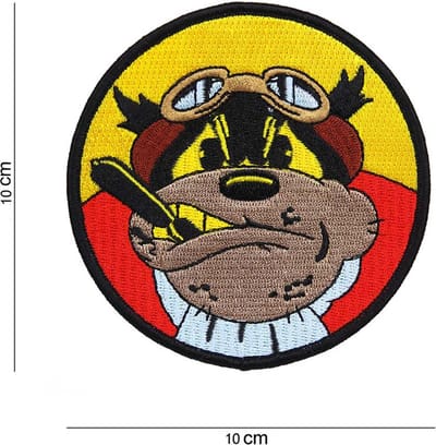 Embleem stof Flying bulldog