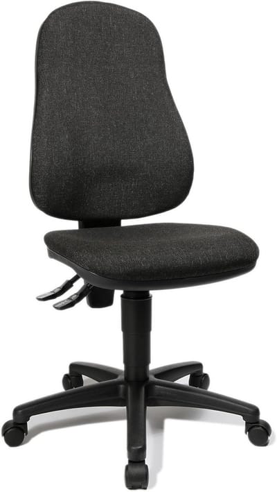 Ergonomische Bureaustoel Anthraciet met Rugondersteuning - Verstelbaar Zitcomfort