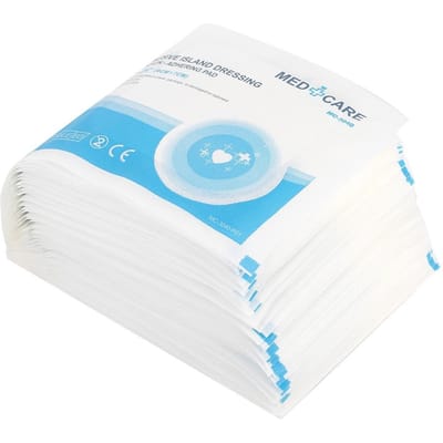 50 stuks/pak Waterdichte Ademende Wondverbandpleister Medische Steriele Tape Zwachtel white