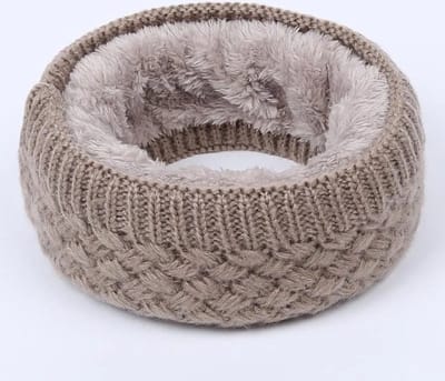 WiseGoods Luxe Colsjaal Dames & Heren - Col Sjaal - Sjaals Vrouwen & Mannen - Winter Kleding - Accessoires - Cadeau - Beige Bont