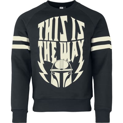 Star Wars - Disney Sweatshirts - The Mandalorian - This Is The Way - S tot XXL - voor Mannen - zwart