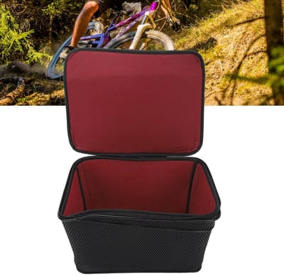 Dailygoods- Fietsendragertas 20L Capaciteit 20kg - Achtermand - Eenvoudige Installatie - Waterdichte Hoes - Compatibel met Alle Bagagedragers - Betrouwbare Bevestiging - Fietsmand