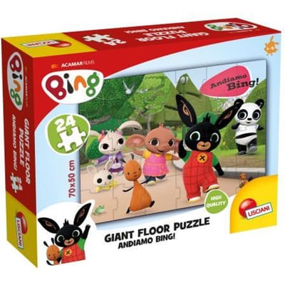 Bing vloerpuzzel 24 stukjes - Let's Go ! Kinderpuzzels