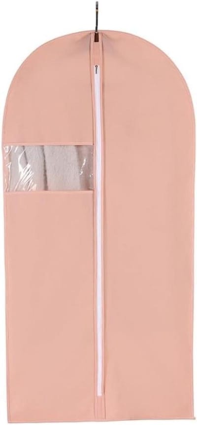 Jurktassen Set - Kledinghoezen - Kleding Beschermen - Ademend en Wasbaar - 5 Stuks 60x120cm - Roze