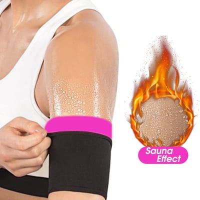 Enveloppements pour les bras pour la perte de poids Manches amincissantes pour les bras Brûleur de graisse pour les bras beige