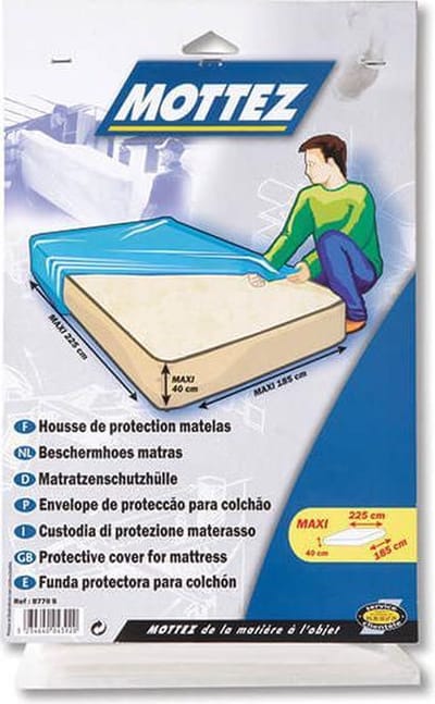 MOTTEZ - Beschermhoes Voor Matras Tijdens Verhuis - 200x180cm