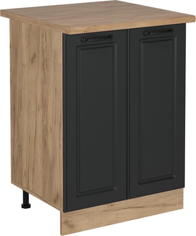 Vicco R-Line Keukenonderkast – 60 cm, WB Eik Antraciet landhuis