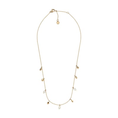 Skagen AGNETHE PEARL Dames Collier - Goudkleurig